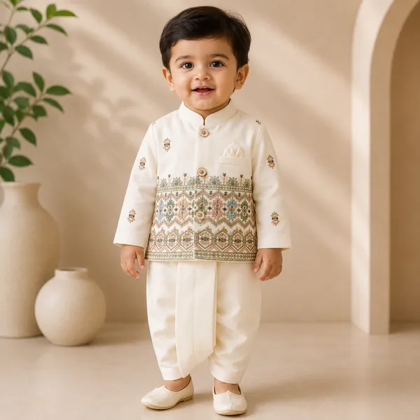 Neon_Boys_Off_White_Printed_Nehru_Jacket_Set_with_Pant_&_Dhoti