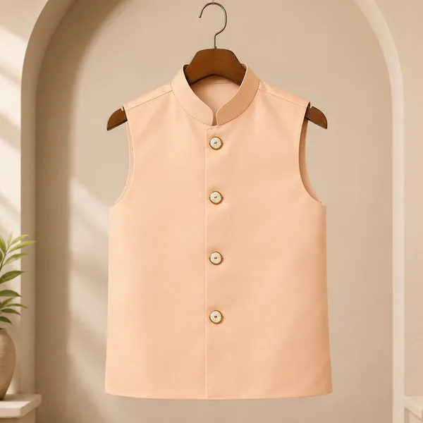 Neon_Boys_Peach_Embroidered_Indo-Western_Jacket_Set_with_Kurta_&_Pants