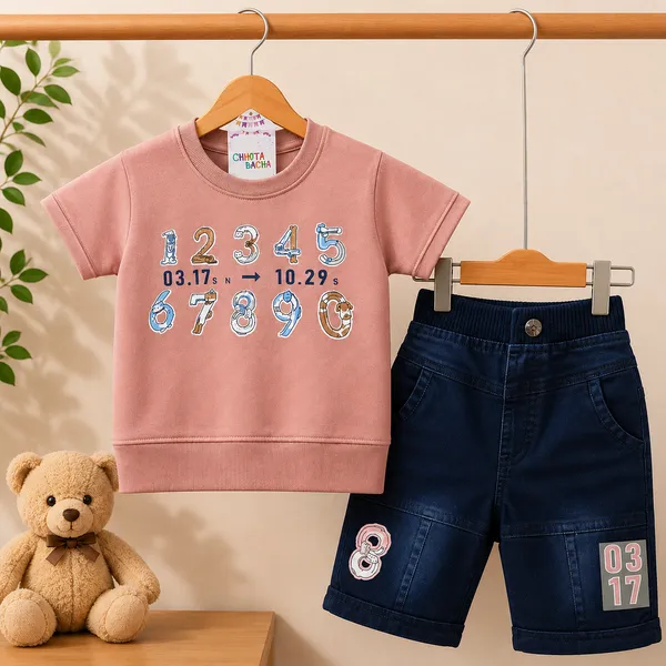 Vinee_Kids_Number_Print_T-Shirt_&_Shorts_Set
