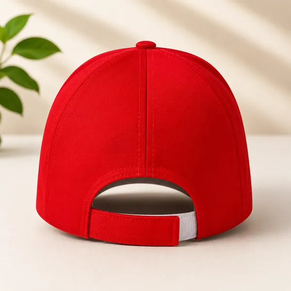 Kids_Fly_Dog_Cotton_Baseball_Cap_with_3D_Cartoon_Fan_Patch_|_Adjustable_Summer_Cap_|_Red
