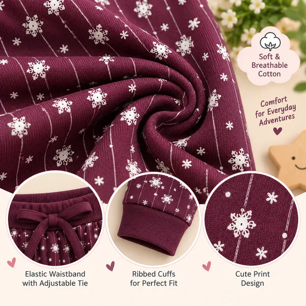 OLLYPOP_Baby_Girls_Teddy_Bear_Winter_Sweatshirt_&_Printed_Jogger_Set
