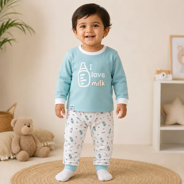 O&O_Baby_Kids_I_Love_Milk_Printed_Full_Sleeve_T-Shirt_&_Pajama_Set