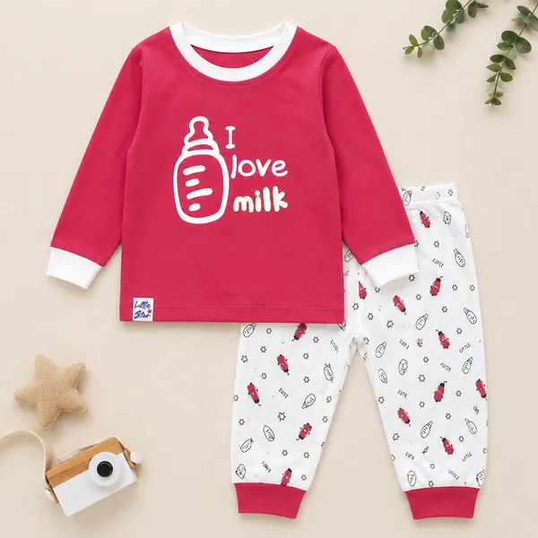 O&O_Baby_Kids_I_Love_Milk_Printed_Full_Sleeve_T-Shirt_&_Pajama_Set