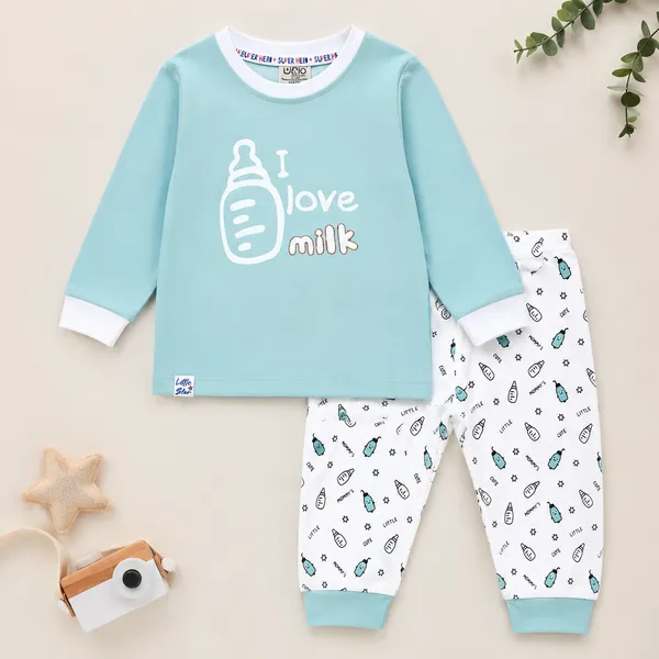 O&O_Baby_Kids_I_Love_Milk_Printed_Full_Sleeve_T-Shirt_&_Pajama_Set