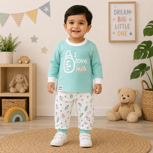 O&O_Baby_Kids_I_Love_Milk_Printed_Full_Sleeve_T-Shirt_&_Pajama_Set