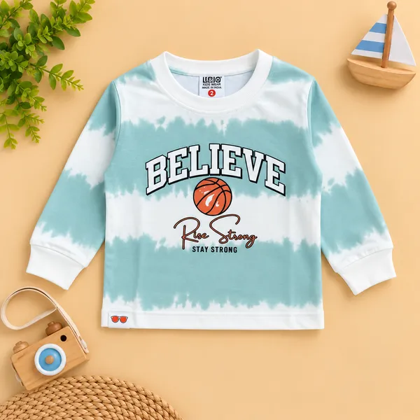 O&O_Clothes_Baby_Boys_&_Girls_Believe_Basketball_Printed_Full_Sleeve_T-Shirt_&_Pajama_Set