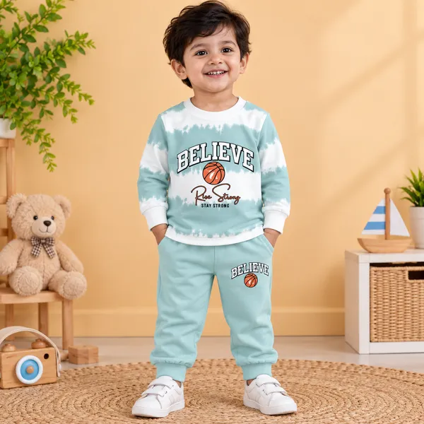 O&O_Clothes_Baby_Boys_&_Girls_Believe_Basketball_Printed_Full_Sleeve_T-Shirt_&_Pajama_Set
