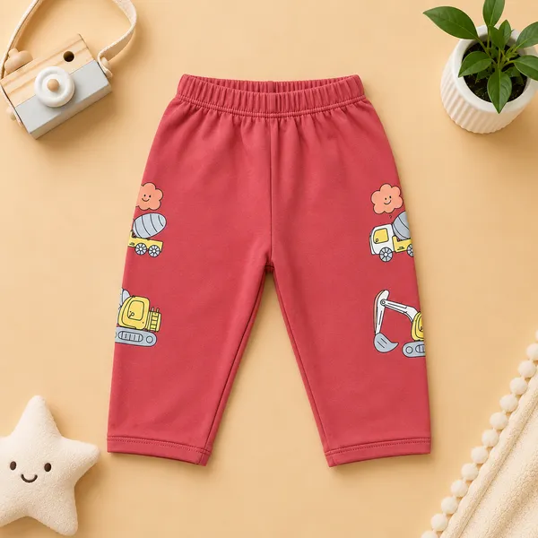 O&O_Clothes_Baby_Boys_&_Girls_Construction_Vehicle_Printed_Full_Sleeve_T-Shirt_&_Pajama_Set