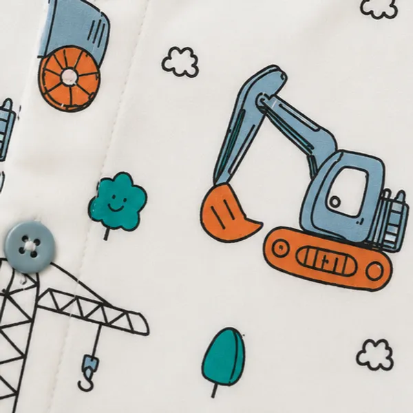 O&O_Clothes_Baby_Boys_&_Girls_Construction_Vehicle_Printed_Full_Sleeve_T-Shirt_&_Pajama_Set