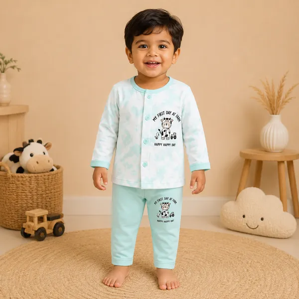 O&O_Clothes_Baby_Boys_&_Girls_My_First_Day_At_Farm_Printed_Full_Sleeve_T-Shirt_&_Pajama_Set