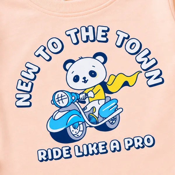 O&O_Clothes_Baby_Boys_&_Girls_New_To_The_Town_Printed_Full_Sleeve_T-Shirt_&_Pajama_Set