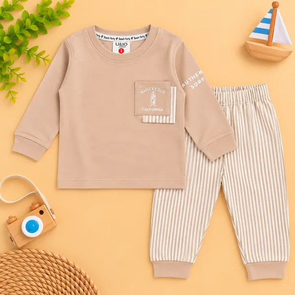 O&O_Clothes_Kids_Full_Sleeve_Santa_Cruz_Printed_T-Shirt_&_Striped_Pajama_Set