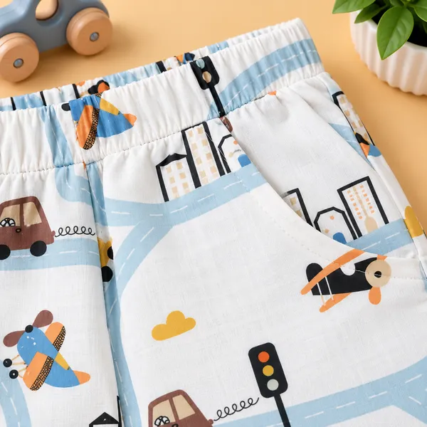 O&O_Clothes_Kids_Little_Explorer_Printed_Full_Sleeve_Shirt_&_Pajama_Set