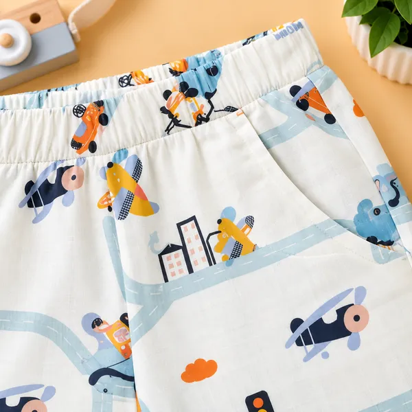 O&O_Clothes_Kids_Little_Explorer_Printed_Full_Sleeve_Shirt_&_Pajama_Set