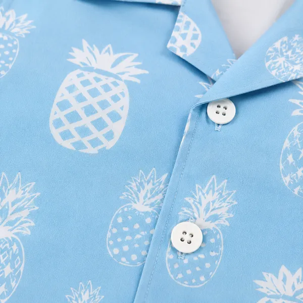 O&O_Clothes_Kids_Pineapple_Printed_Full_Sleeve_Shirt_&_Pajama_Set