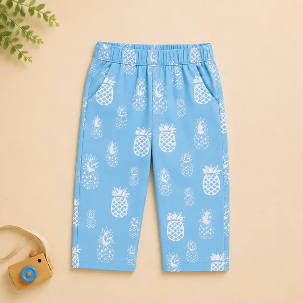 O&O_Clothes_Kids_Pineapple_Printed_Full_Sleeve_Shirt_&_Pajama_Set