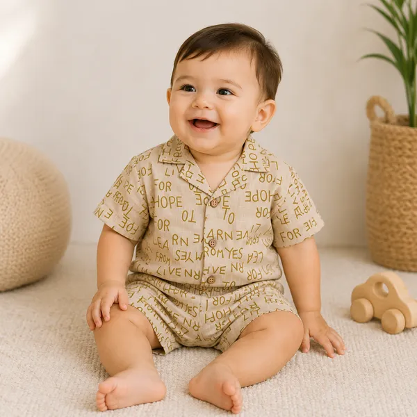 Natkhat_Baby_Boys_Pure_Cotton_Printed_Shirt_&_Shorts_Co-Ord_Set_|_Soft_Summer_Casual_Wear_for_Toddlers