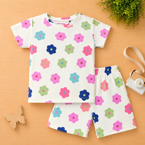 AURA_MODA_CUTE_PRINTED_GIRLS_T-SHIRT_&_SHORTS_SET_SUMMER_COMFORT_COLLECTION