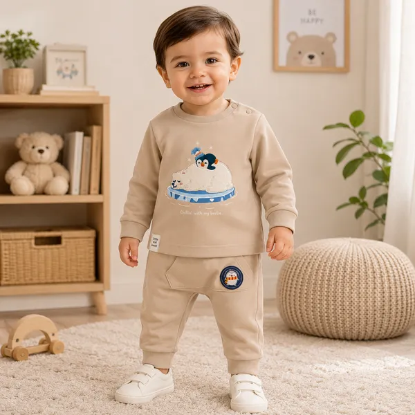 Ollypop_Baby_Cotton_Full_Sleeve_T-Shirt_&_Jogger_Co-Ord_Set_|_Polar_Bear_&_Penguin_Print