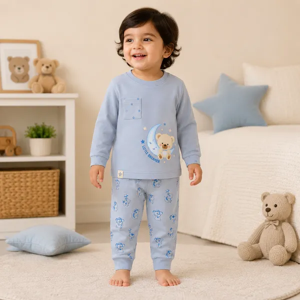 Ollypop_Baby_Cotton_Full_Sleeve_T-Shirt_&_Pyjama_Co-Ord_Set_|_Little_Dreamer_Bear_Print_|_Soft_Night_Suit