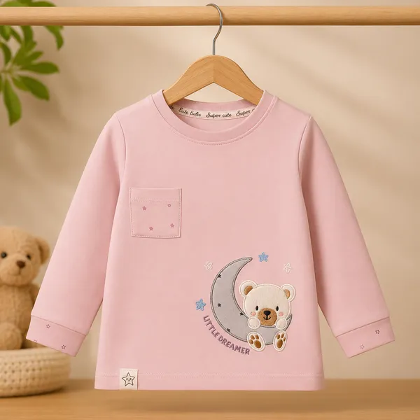 Ollypop_Baby_Cotton_Full_Sleeve_T-Shirt_&_Pyjama_Co-Ord_Set_|_Little_Dreamer_Bear_Print_|_Soft_Night_Suit