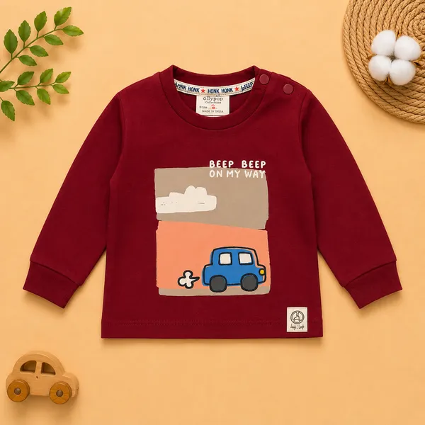 Ollypop_Unisex_Baby_Full_Sleeve_Cotton_T-Shirt_&_Striped_Pants_Co-Ord_Set_|_Soft_&_Comfortable_Outfit_for_Boys_&_Girls