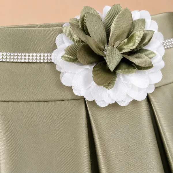 Girls_Olive_Green_&_White_Floral_Party_Wear_Frock_|_Elegant_Designer_Dress_for_Kids