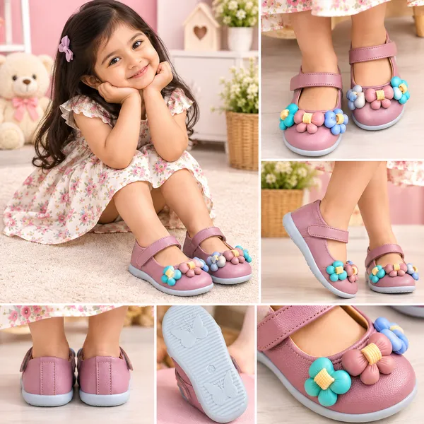PINK_MULTI_FLOWER_GIRLS_PARTY_SHOES