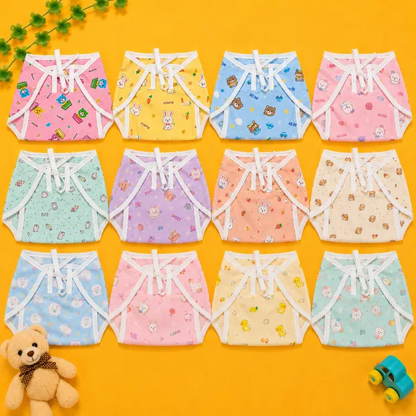 Premium_Baby_Cotton_Langot_Combo_–_Soft_Printed_Tie_Style_(12_Pcs_Pack)