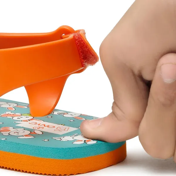 Premium_Bunny_Jellies_Flip-flops_for_Kids_-_Orange_(Unisex)
