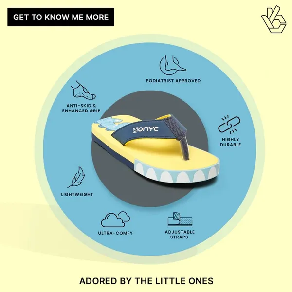 Premium_Dino_V-Shape_Flip-flops_-_Yellow_(Unisex)