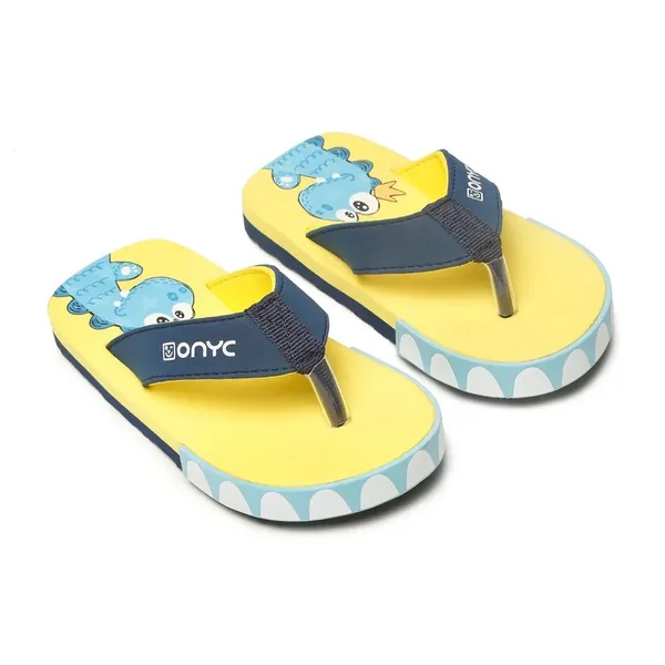 Premium_Dino_V-Shape_Flip-flops_-_Yellow_(Unisex)