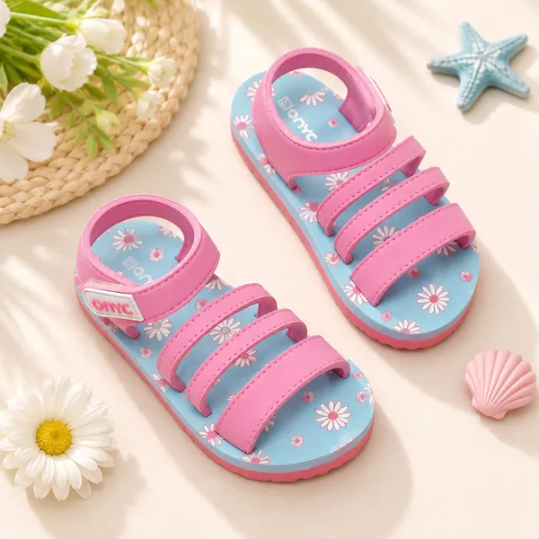 Premium_Floral_Sandals_-_Sky_Blue_&_Pink_(Girls)