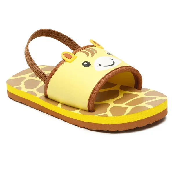 Premium_Giraffe_Artistic_Sliders_-_Yellow_(Unisex)