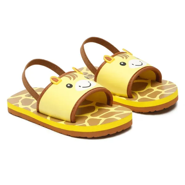 Premium_Giraffe_Artistic_Sliders_-_Yellow_(Unisex)