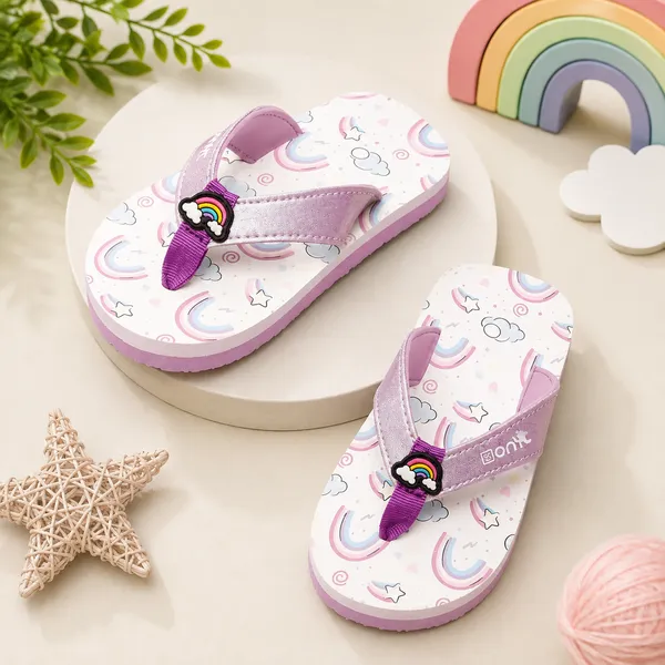 Premium_Rainbow_V-Shape_Flip-flops_-_Purple_(Girls)