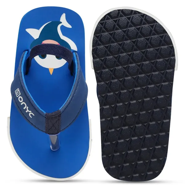 Premium_Shark_Flip-flops_With_Adjustable_BackSupport_-_Blue_(Unisex)