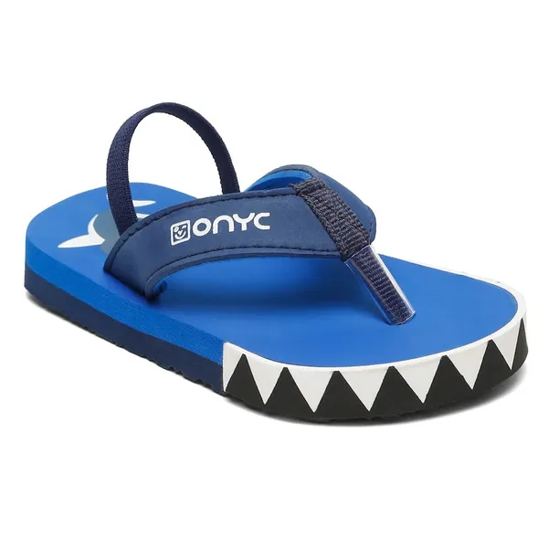 Premium_Shark_Flip-flops_With_Adjustable_BackSupport_-_Blue_(Unisex)