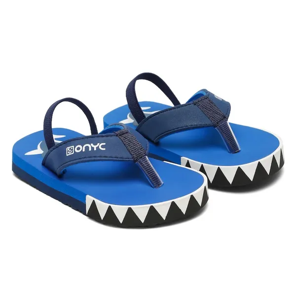 Premium_Shark_Flip-flops_With_Adjustable_BackSupport_-_Blue_(Unisex)