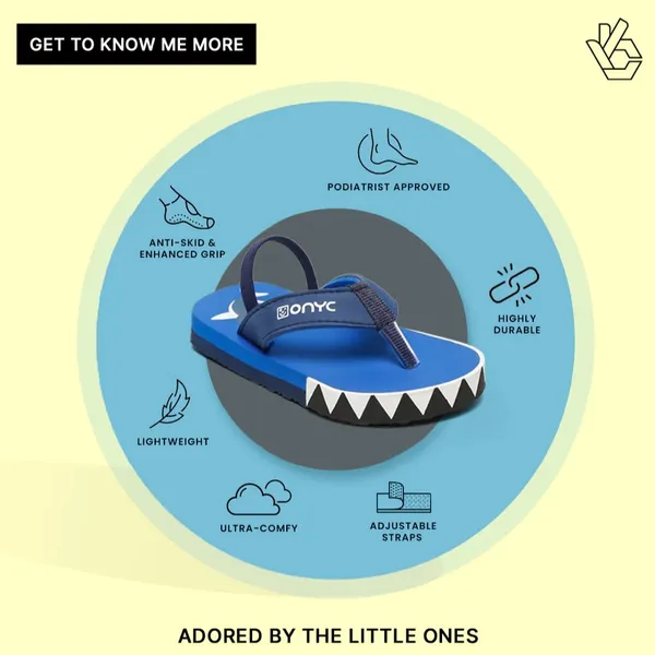 Premium_Shark_Flip-flops_With_Adjustable_BackSupport_-_Blue_(Unisex)