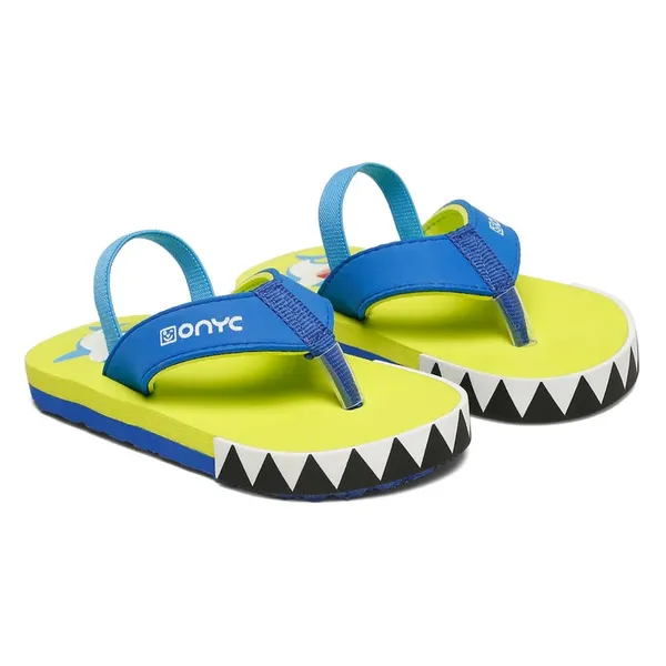 Premium_Shark_Flip-flops_With_Adjustable_BackSupport_-_Neon_Green_(Unisex)