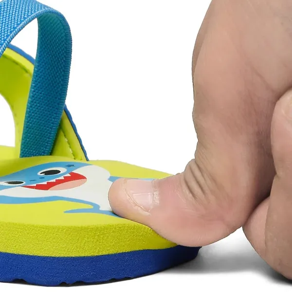 Premium_Shark_Flip-flops_With_Adjustable_BackSupport_-_Neon_Green_(Unisex)
