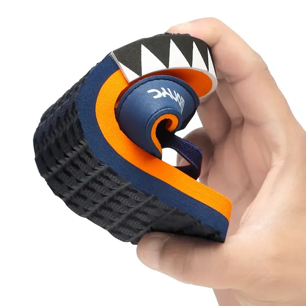 Premium_Shark_Flip-flops_With_Adjustable_BackSupport_-_Orange_(Unisex)