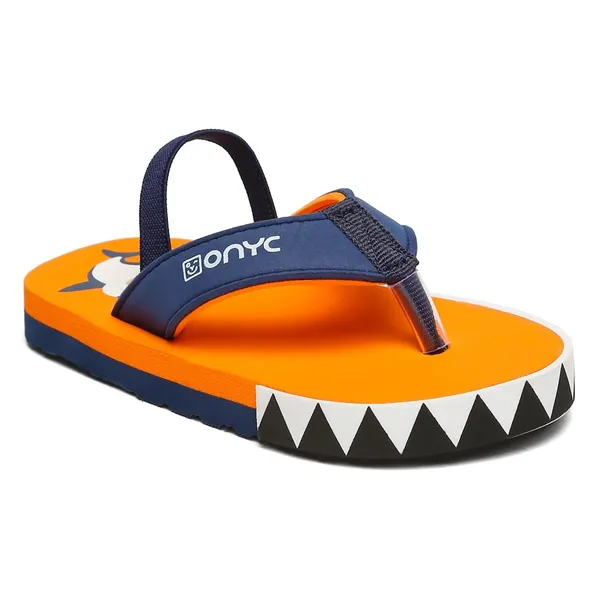 Premium_Shark_Flip-flops_With_Adjustable_BackSupport_-_Orange_(Unisex)