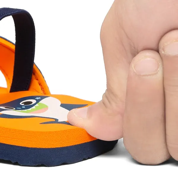 Premium_Shark_Flip-flops_With_Adjustable_BackSupport_-_Orange_(Unisex)
