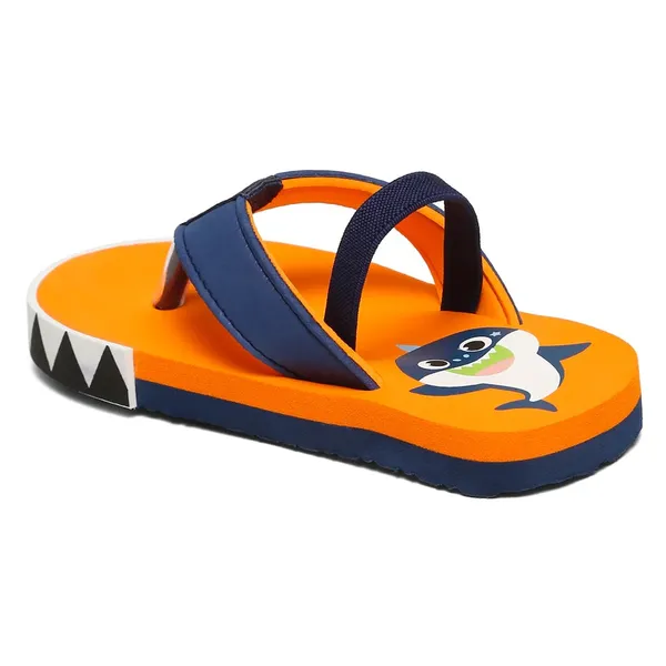 Premium_Shark_Flip-flops_With_Adjustable_BackSupport_-_Orange_(Unisex)