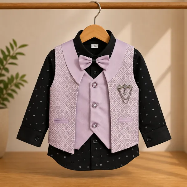 SONKHIYA_CLASSIC_KIDS_WAISTCOAT_BOW_SUIT