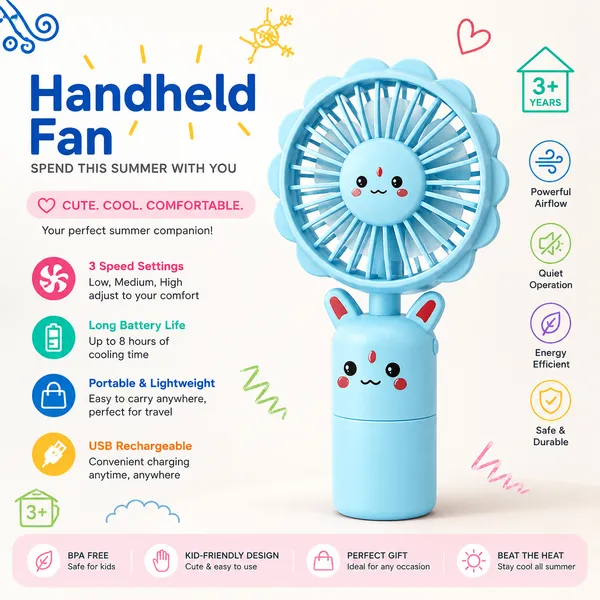 Bunny_Blossom_Mini_USB_Rechargeable_Fan_Collection