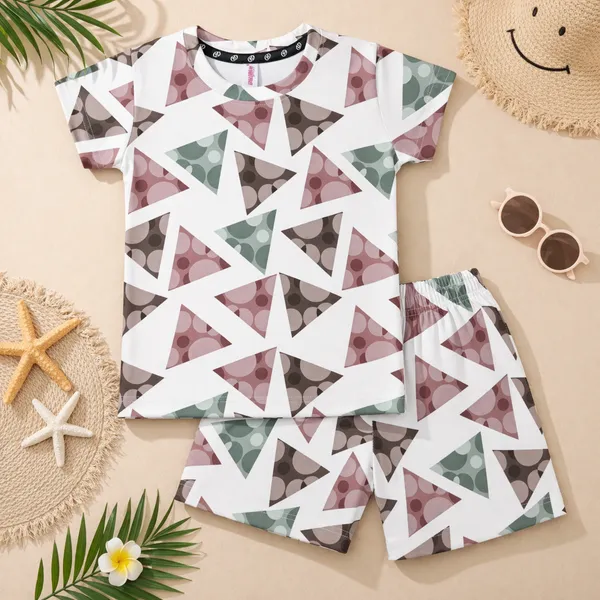 DOLPHIN_STYLISH_ABSTRACT_PRINTED_GIRLS_T-SHIRT_&_SHORTS_SET_�_PREMIUM_SUMMER_COLLECTION