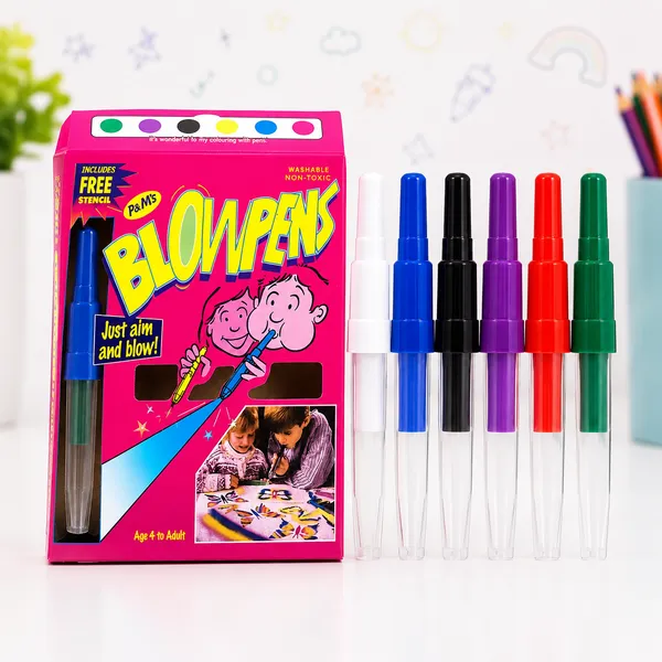 Rainbow_Kids_Blow_Pens_Art_Set_–_Washable_Airbrush_Marker_Kit_(6_Colors)